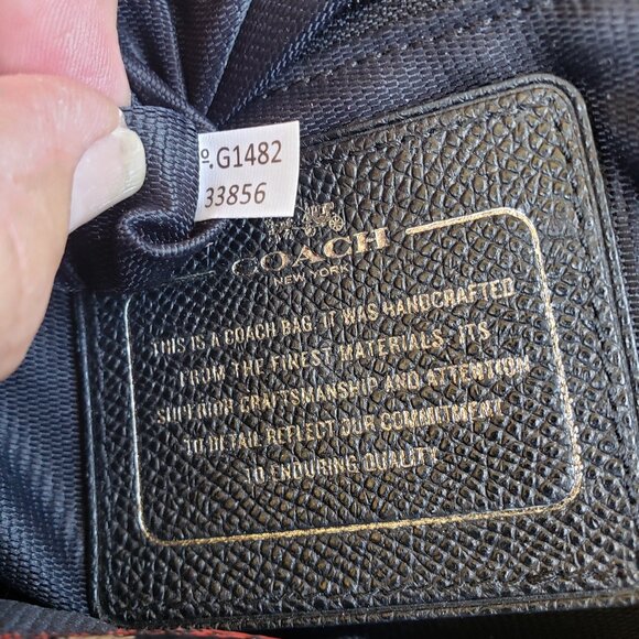 COACH Floral Crosby Mini Carryall Satchel 33856 w/Detachable Shoulder Strap - Picture 6 of 7